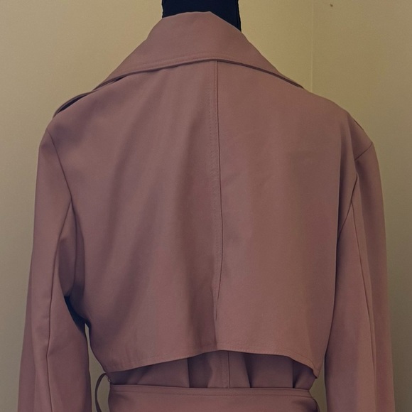 Blank NYC Belted Lightweight Wrap Trench Coat Jacket, Caramel Brown, Size XS,NWT - Picture 13 of 15